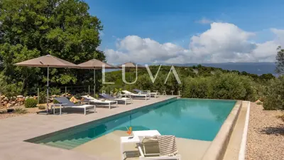 Vrbnik, Krk, villa with pool for long-term rent