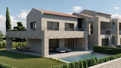 Građevinsko zemljište, Vižinada - otvoren pogled na Učku i Ćićariju