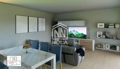 Penthouse 116 m², Vodice - 2 Zimmer und Terrasse