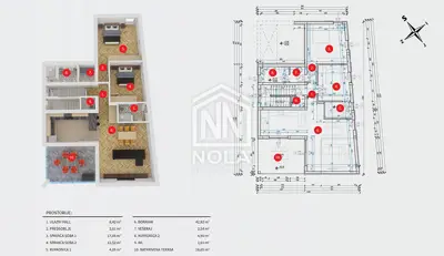 Penthouse 116 m², Vodice - 2 sobe i terasa - 3