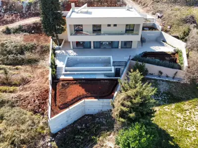 Villa in Labin, Meer- und Inselblick