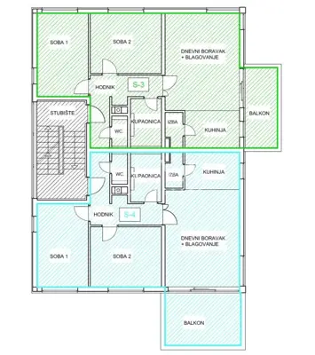 Wohnung 78,8 m², Perjavica - 3 Zimmer, Balkon und Blick auf die Stadt - 15