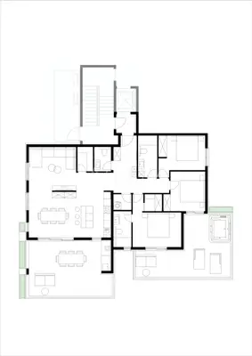 Penthouse 317 m², Seget Donji - panoramski pogled na more - 23