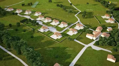 9 građevinskih zemljišta sa projektom