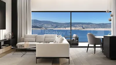 Penthouse 94 m², Bošana na Pagu, panoramski pogled na more - 7