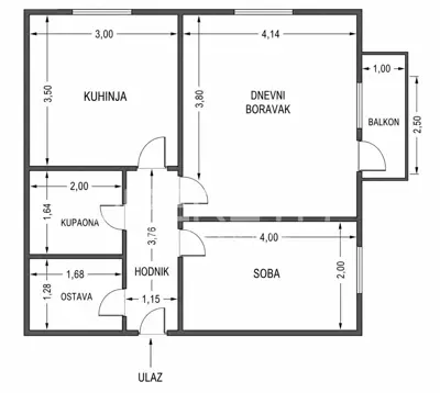 Wohnung 44 m², Sesvete - 1 Schlafzimmer, Balkon - 9