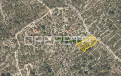 Građevinsko zemljište 1.133 m², Drvenik Veliki, pogled na more - 3