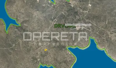 Građevinsko zemljište 1.133 m², Drvenik Veliki, pogled na more