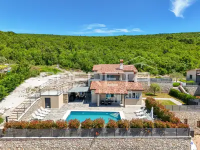 Villa, Raša - Koromačno, panoramic sea view