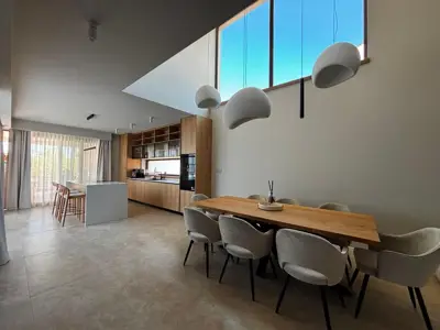 Vila 203 m², Tar-Vabriga - grijani bazen i pogled na more - 16