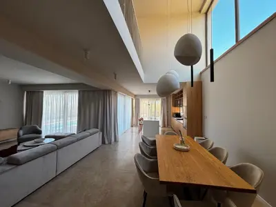 Vila 203 m², Tar-Vabriga - grijani bazen i pogled na more - 15