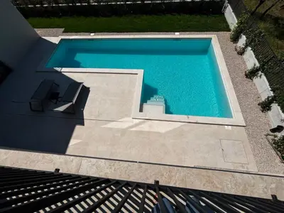 Vila 203 m², Tar-Vabriga - grijani bazen i pogled na more - 7