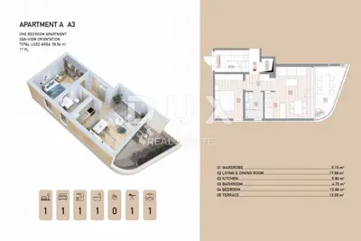 Apartment for sale in Opatija - Centar, 58,5 m² - 3