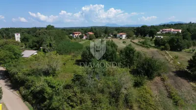 Building plot 4,763 m², Labin - open view - 4