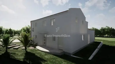 Moderna villa s bazenom u izgradnji - 7