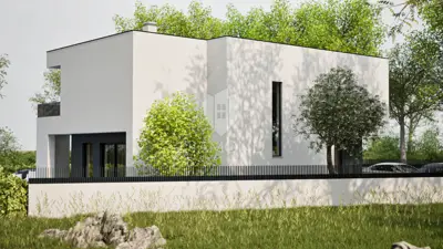 Umag, okolica- Prostrana vila u izgradnji na mirnoj lokaciji! - 9