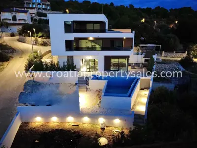Villa in Rogoznica, Bucht und Meerblick - 14