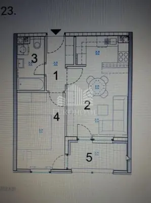 Stan 49 m², Savica - moderan i namješten - 15