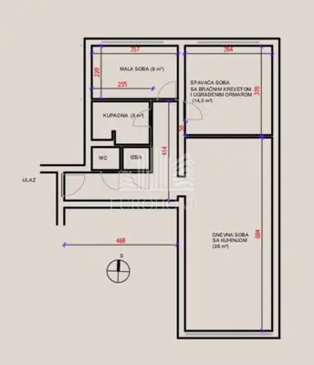 Stan 61,90 m², Donji grad - uz Kvaternikov trg - 8