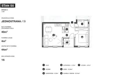Neue Wohnung in Vrboska (Hvar) - Wohnung im ersten Stock mit Loggia - 10