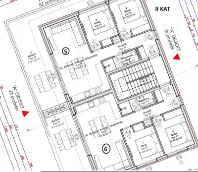 Apartman 73,62 m², Stara Novalja - 2 sobe i terasa - 12
