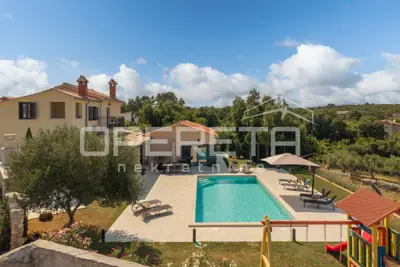 Istria, Labin, luxury villa in an oasis of peace, heated pool, panoramic views - 17