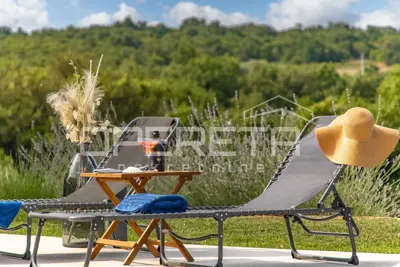 Istria, Labin, luxury villa in an oasis of peace, heated pool, panoramic views - 4