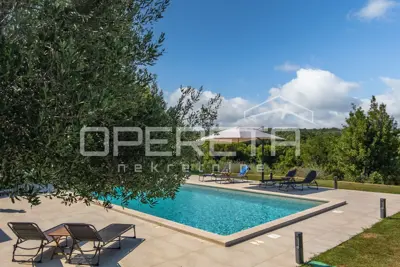Istria, Labin, luxury villa in an oasis of peace, heated pool, panoramic views - 18
