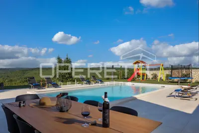Istria, Labin, luxury villa in an oasis of peace, heated pool, panoramic views - 3