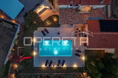 Istria, Labin, luxury villa in an oasis of peace, heated pool, panoramic views - 19