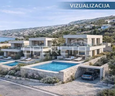 Building plot 1,809 m², Kanica - 90 m from the sea - 3