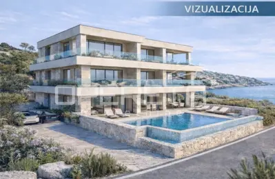 Building plot 1,809 m², Kanica - 90 m from the sea - 5