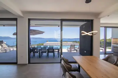 Villa, Rabac - panoramic view of the sea and Kvarner - 8