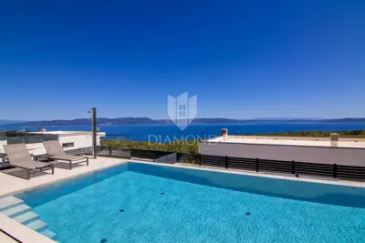 Villa, Rabac - panoramic view of the sea and Kvarner - 2
