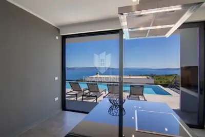 Villa, Rabac - panoramic view of the sea and Kvarner - 9