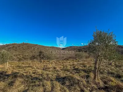 Building plot 601 m², Momjan - open view of nature - 5