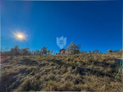 Building plot 601 m², Momjan - open view of nature - 4