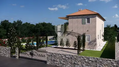 Haus 150 m², Žminj - Pool und überdachte Terrasse - 3
