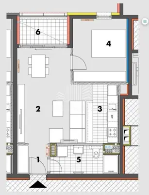 Apartment 60 m², Trnsko - new build with elevator - 21
