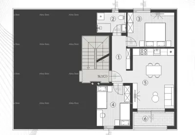 Stan, Štinjan, Pula - 2 spavaće sobe i balkon - 14