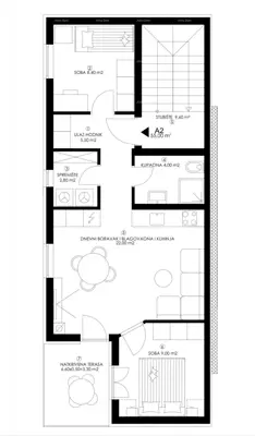 2-Zimmer-Wohnung, Pula Zentrum, Terrasse und ruhige Lage - 7