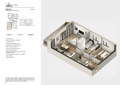 Stan 81 m², Seget Donji - pogled na more i balkon - 17
