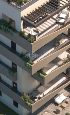 Stan 81 m², Seget Donji - pogled na more i balkon - 4