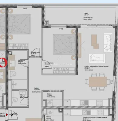 Wohnung 78 m², Poreč - 2 Schlafzimmer, Terrasse - 10