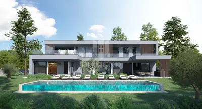 Building plot 1,016 m², Labin - open sea view - 3