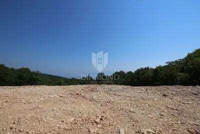 Building plot 1,016 m², Labin - open sea view - 10