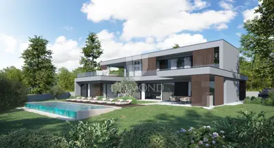 Building plot 1,016 m², Labin - open sea view - 4