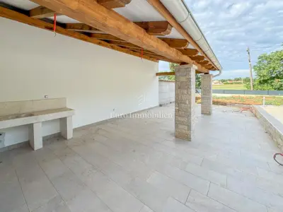 Steinhaus 180 m², Barban - Pool und überdachte Terrasse - 12