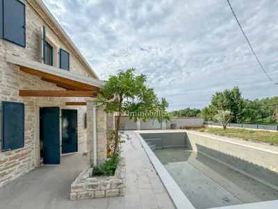 Steinhaus 180 m², Barban - Pool und überdachte Terrasse - 7