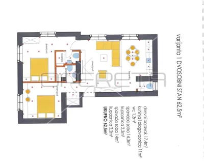 Stan 66 m², Bačvice Split - blizu centra i plaže - 24